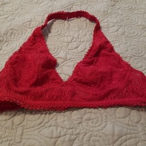 Red Victoria's secret bra